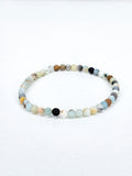 Bracelet • Amazonite multicolore (4 mm)