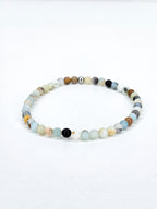 Bracelet • Amazonite multicolore (4 mm)
