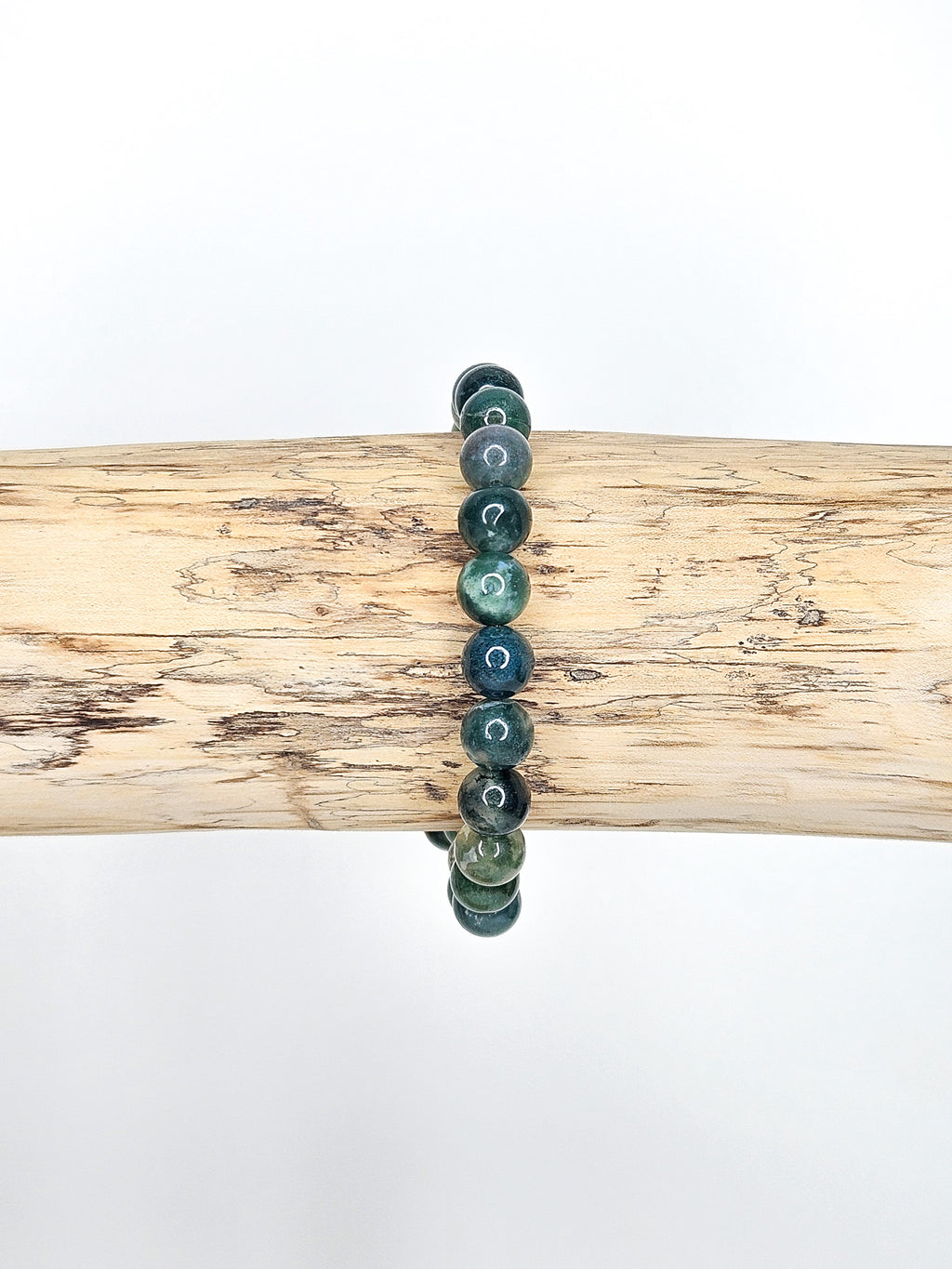 Bracelet • Agate mousse (8 mm)