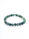 Bracelet • Agate mousse (6 mm)
