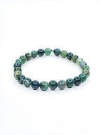 Bracelet • Agate mousse (6 mm)