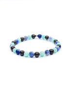 Bracelet • Planète Terre • Amazonite, Bronzite & Sodalite (6 mm)