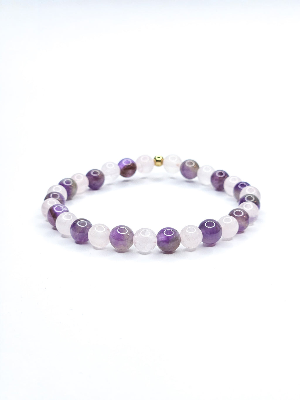 Bracelet • Améthyste & Quartz rose