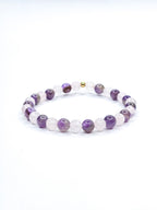 Bracelet • Améthyste & Quartz rose