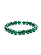 Bracelet • Jade émeraude (8 mm)