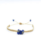 Bracelet macramé • Sodalite (chips)