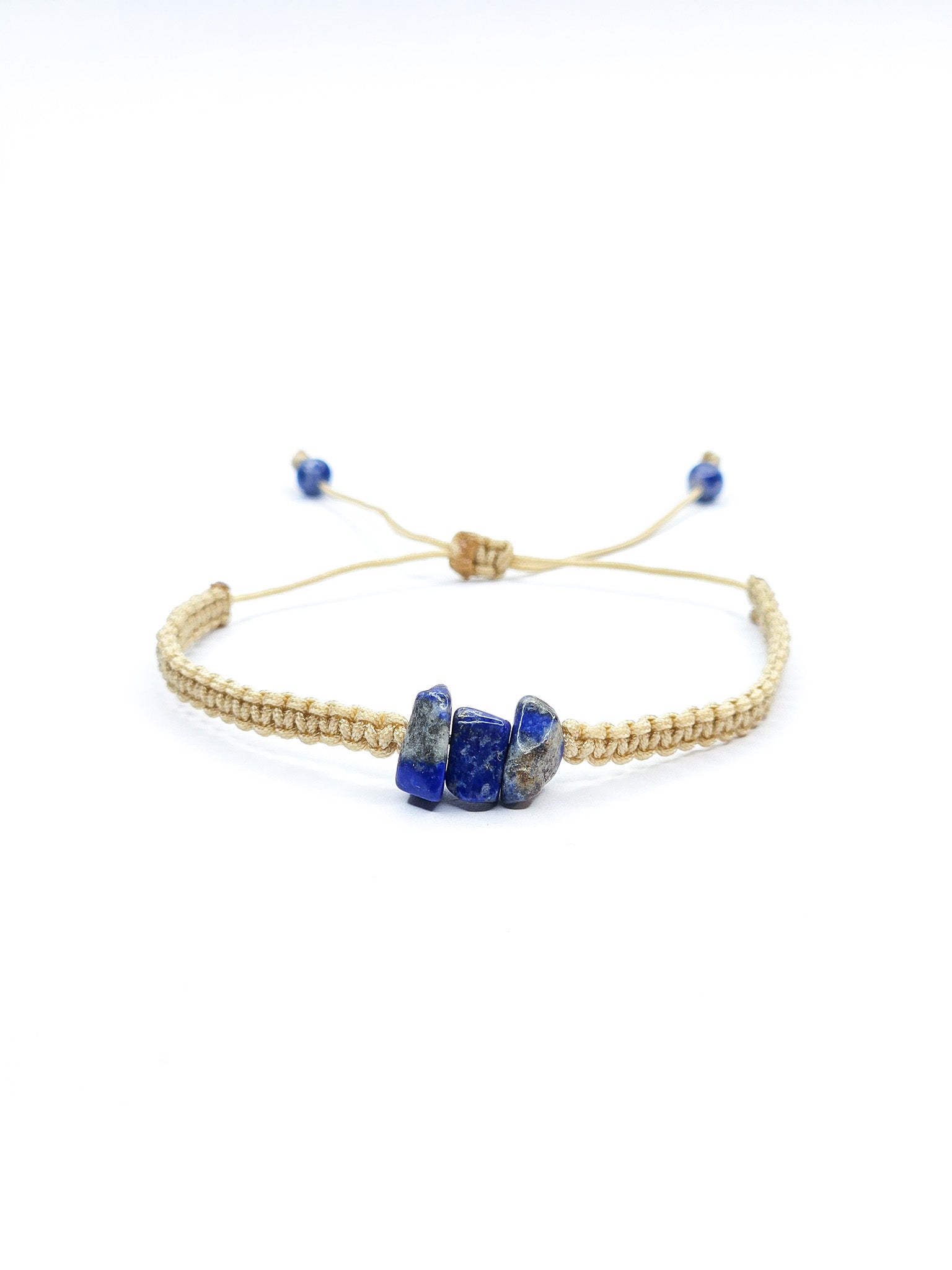 Bracelet macramé • Sodalite (chips)