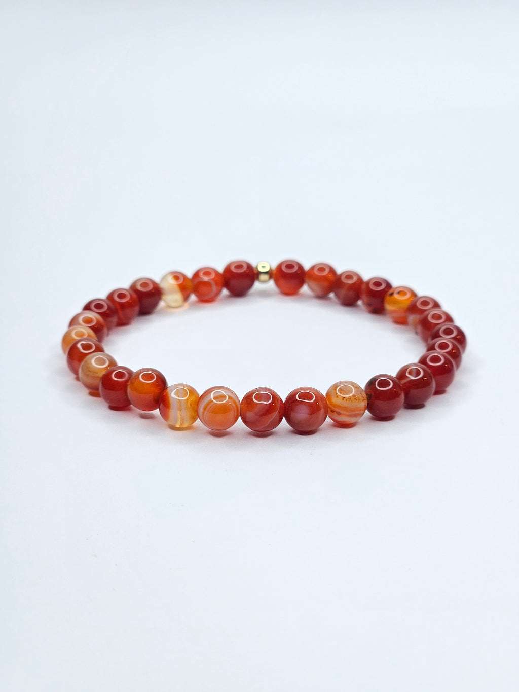Bracelet • Orange Agate (6 mm)