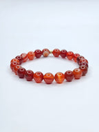 Bracelet • Orange Agate (8 mm)