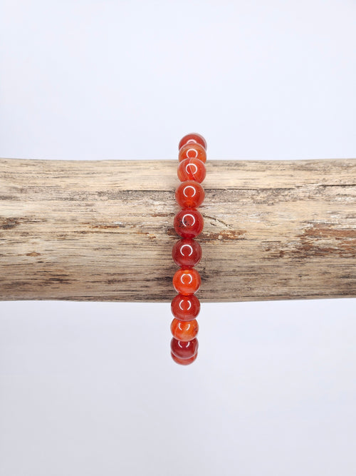 Bracelet • Orange Agate (6 mm)