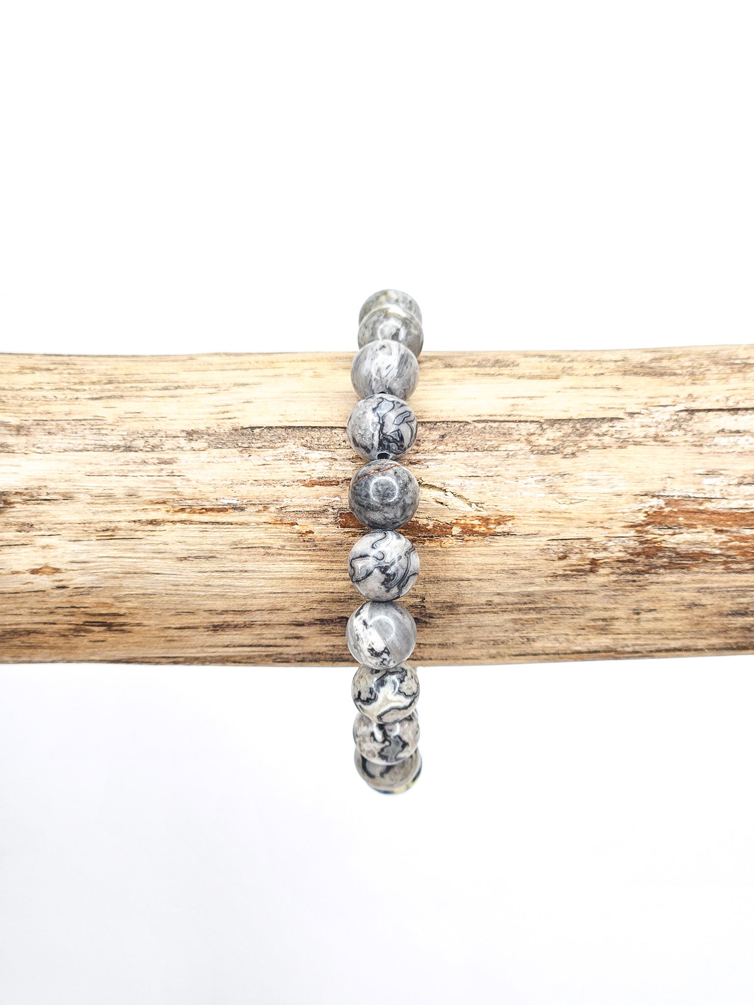 Bracelet • Jaspe picasso (8 mm)