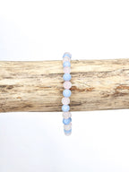 Bracelet • Birth • Angelite & Rose Quartz (6 mm)