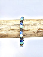 Bracelet • Planète Terre • Amazonite, Bronzite & Sodalite (6 mm)