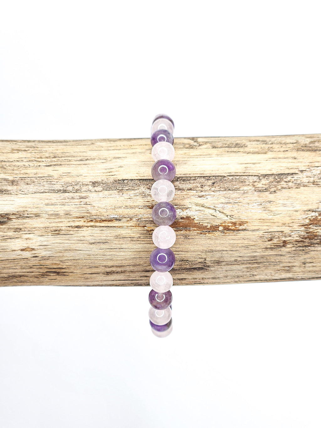 Bracelet • Améthyste & Quartz rose