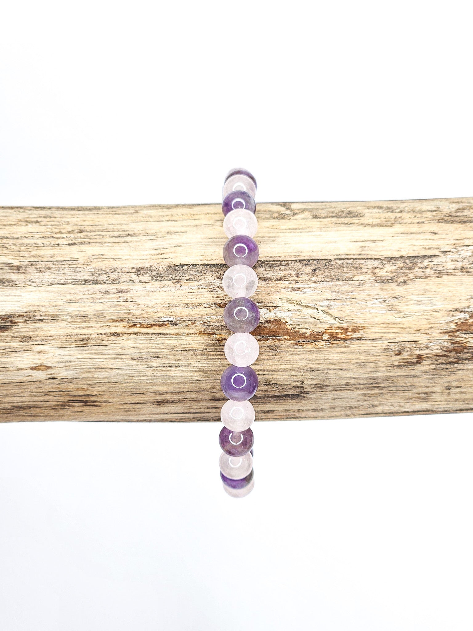 Bracelet • Améthyste & Quartz rose