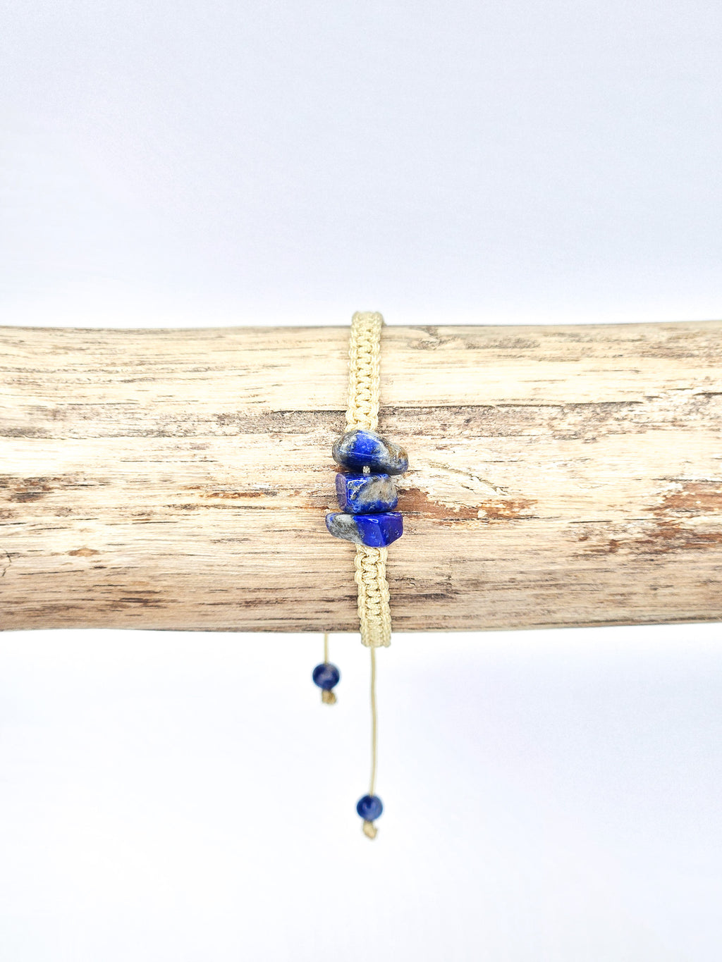 Bracelet macramé • Sodalite (chips)