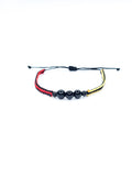 Bracelet macramé • Belgique (6 mm)