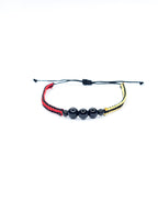 Bracelet macramé • Belgique (6 mm)