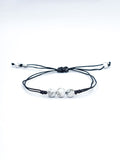 Bracelet • Howlite blanche (6 mm & 4 mm)