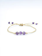 Bracelet • Amethyst (6 mm & 4 mm)