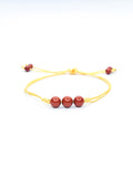 Bracelet • Jaspe rouge (6 mm & 4 mm)