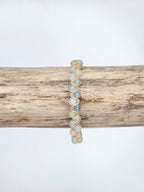 Bracelet macramé • Béryl (4 mm)