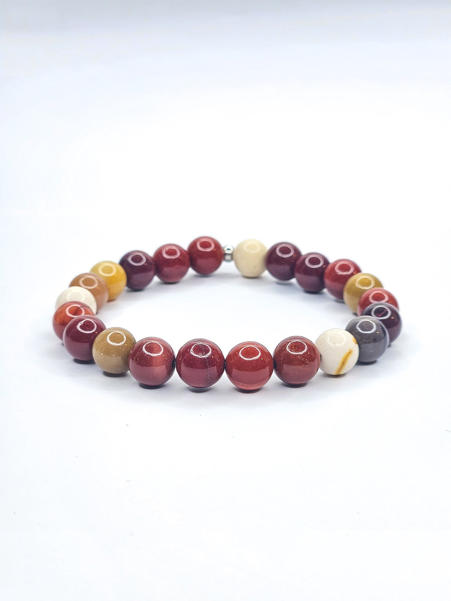 Bracelet • Jaspe mokaïte (8 mm)