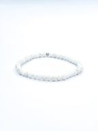 Bracelet • Pierre de lave blanche (4 mm)