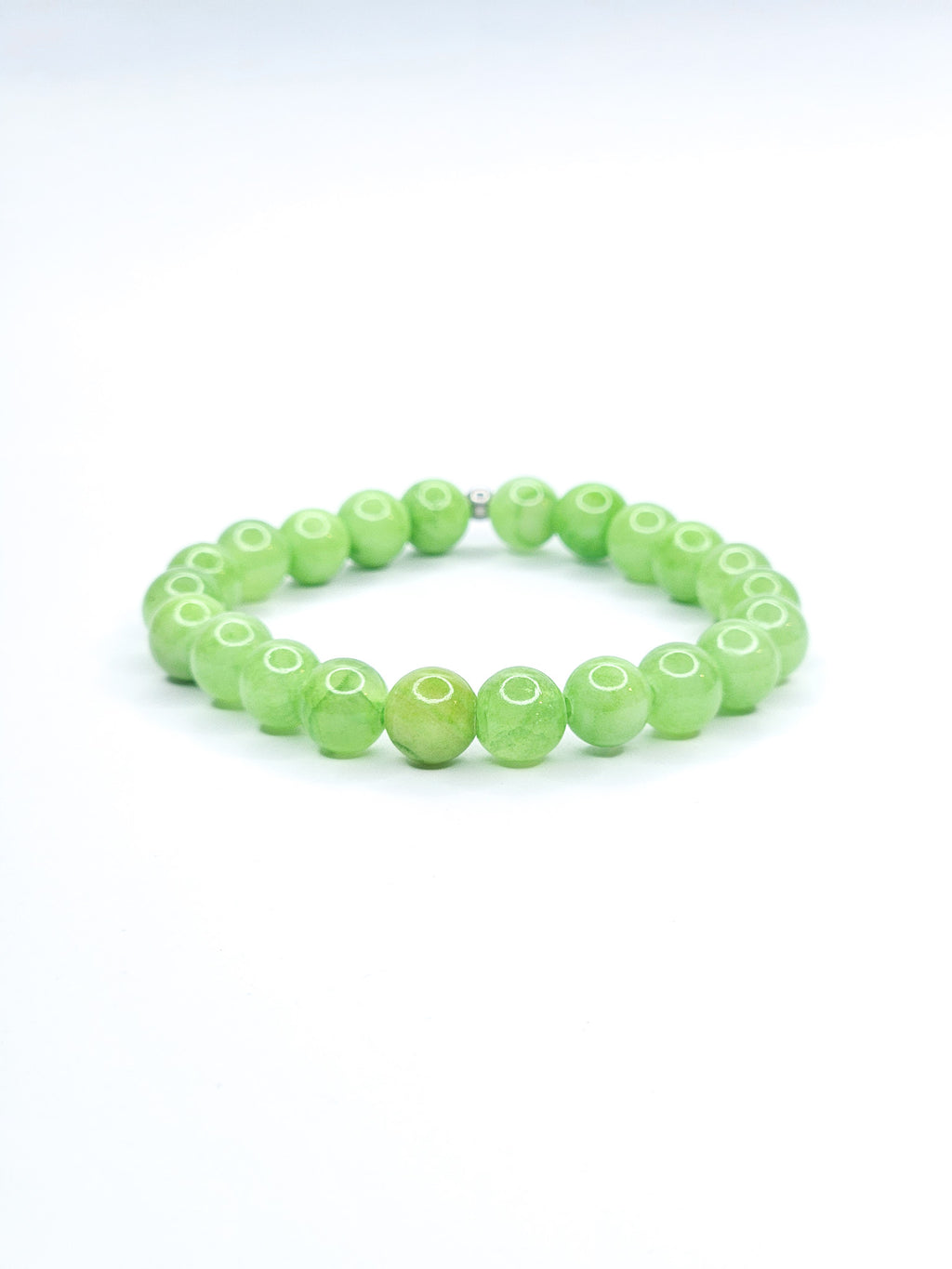 Bracelet • Calcite verte (8 mm)