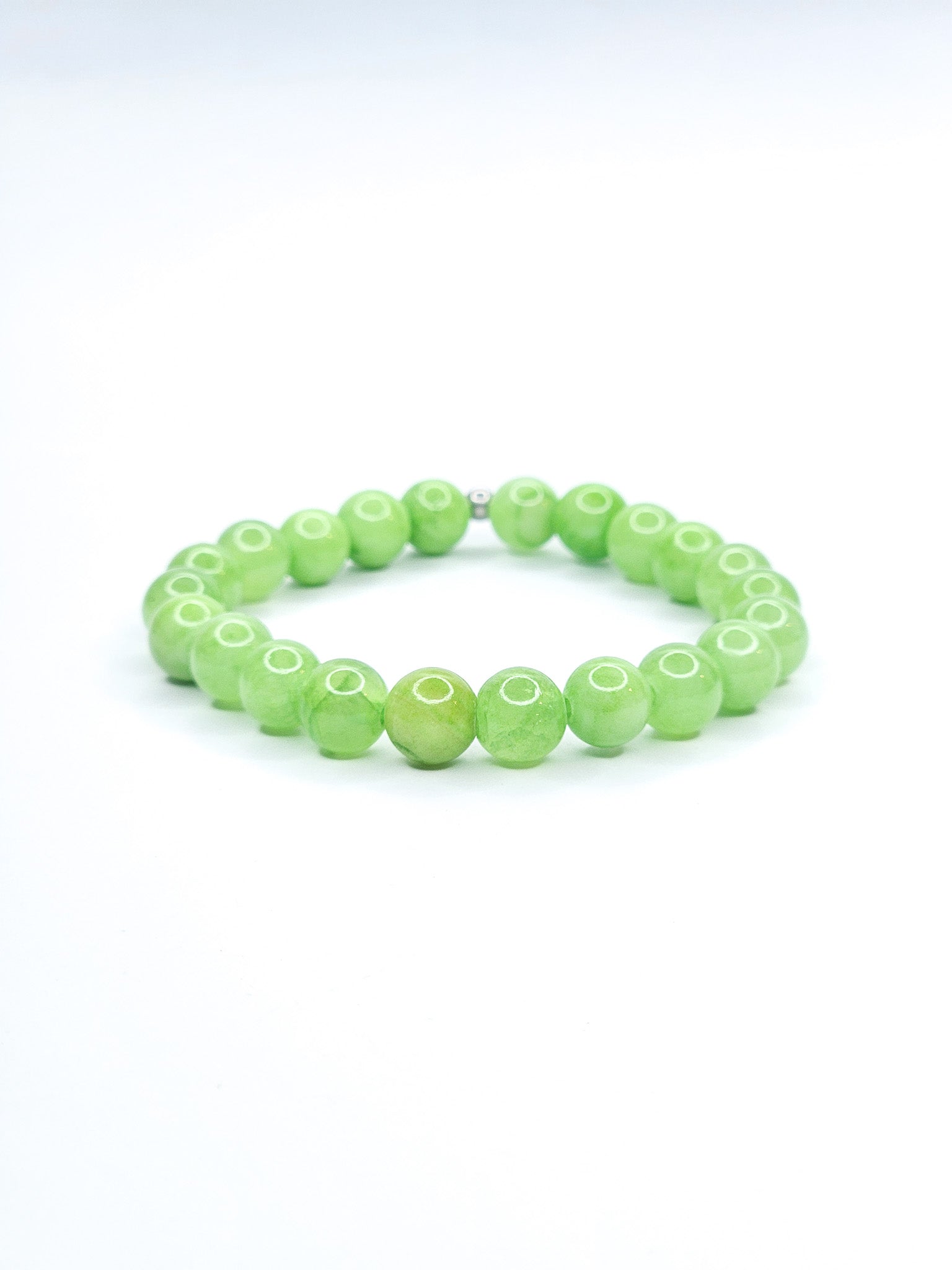 Bracelet • Calcite verte (8 mm)