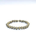 Bracelet • Pierre de lave teintée bronze (6 mm)