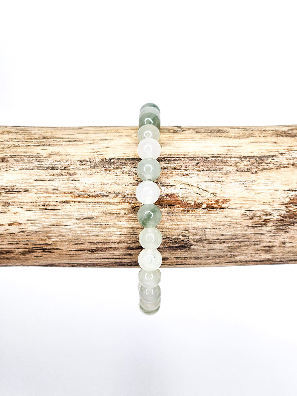 Bracelet • Jade vert de Chine (6 mm)
