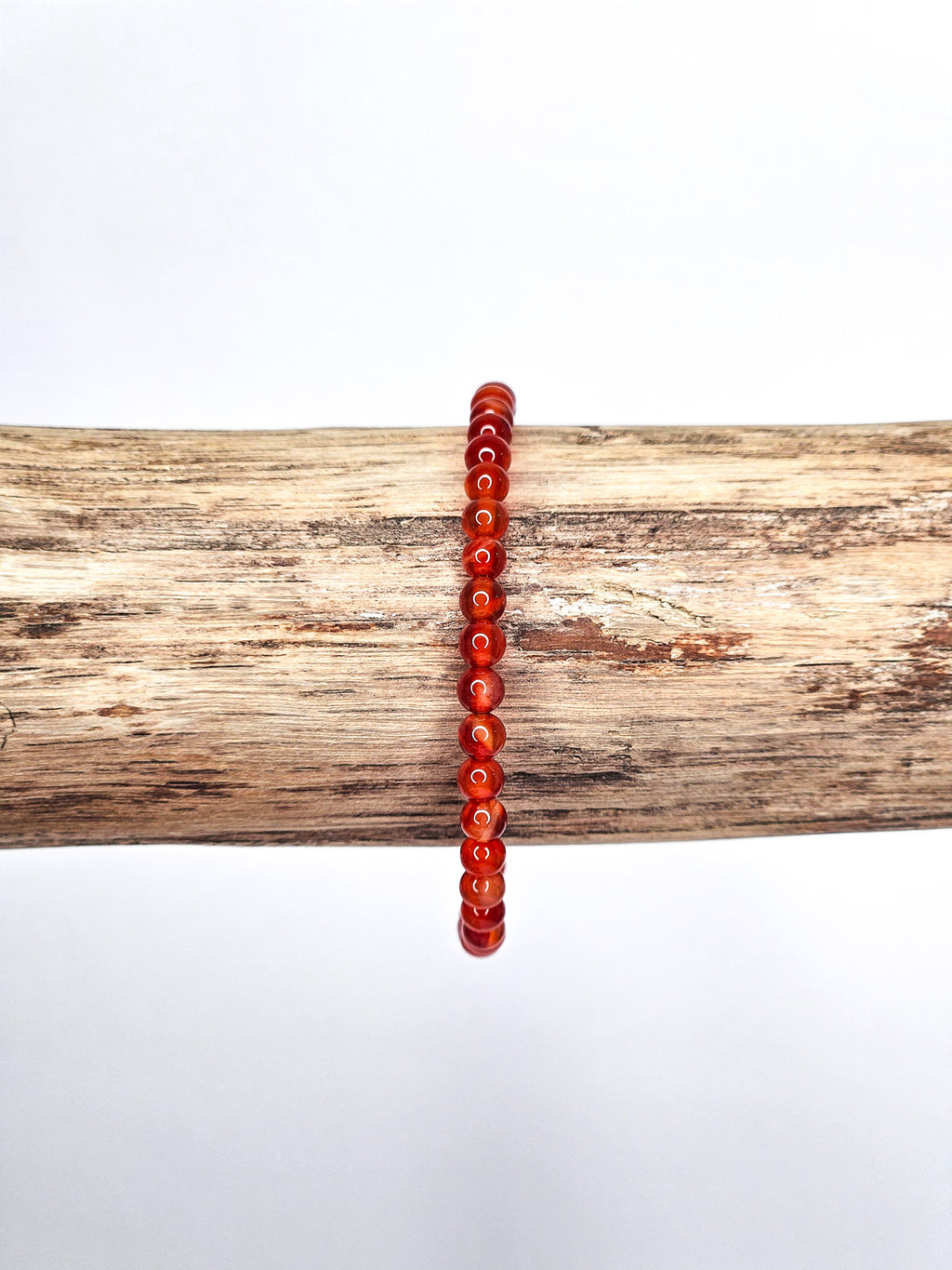 Bracelet • Red Carnelian (6 mm)