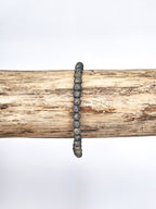 Bracelet • Pierre de lave teintée bronze (4 mm)