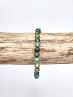 Bracelet • Turquoise africaine (6 mm)