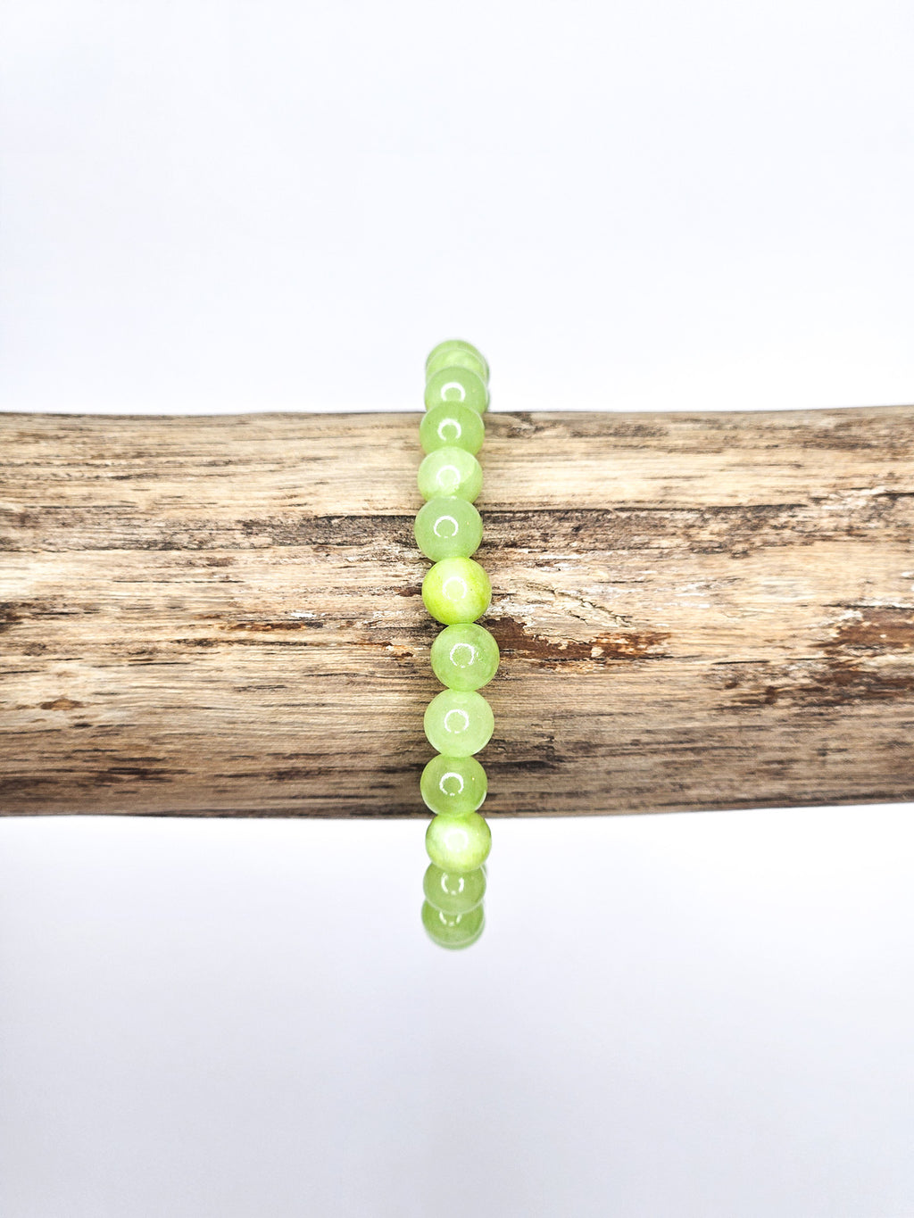 Bracelet • Calcite verte (6 mm)