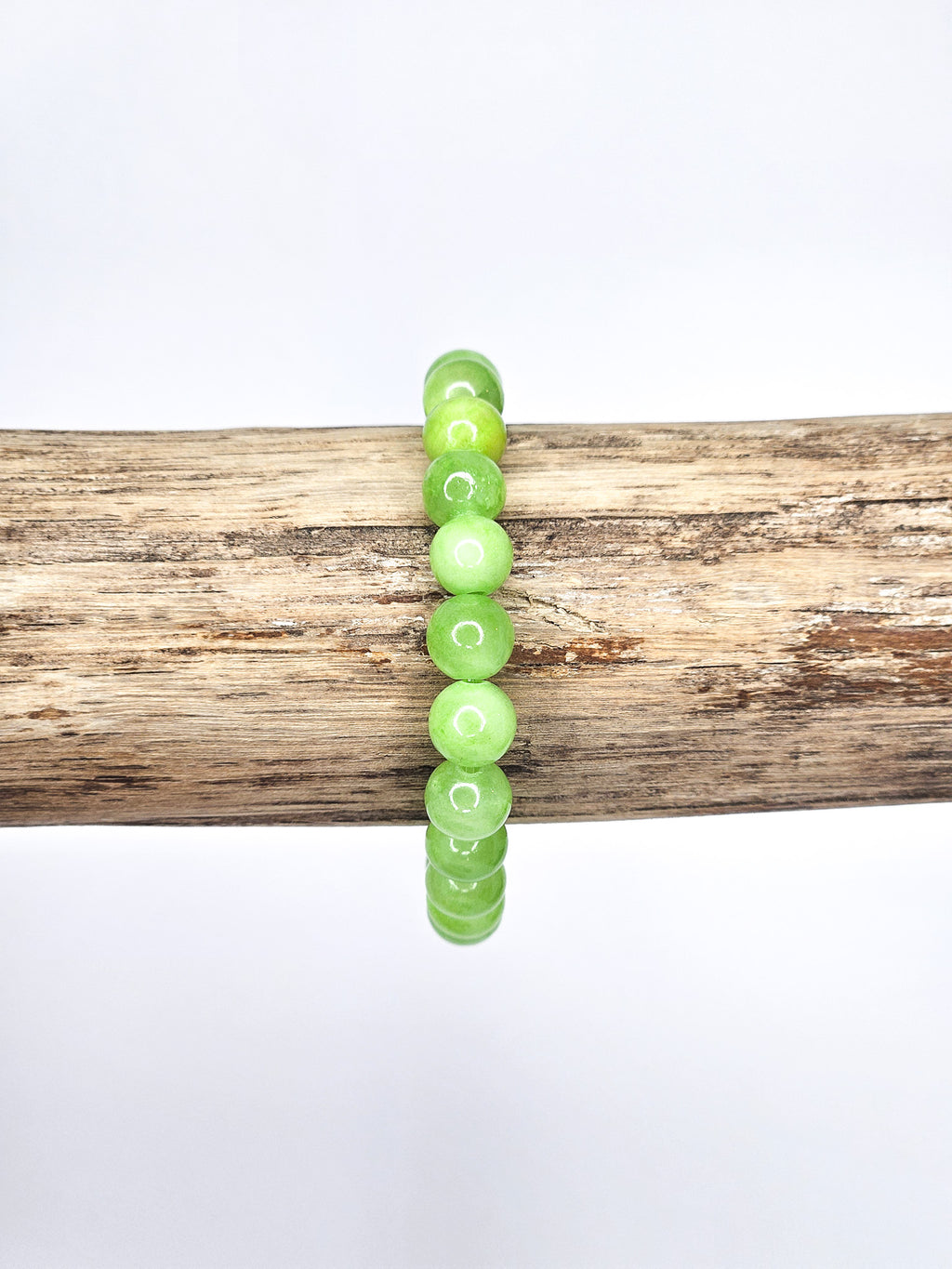 Bracelet • Calcite verte (8 mm)