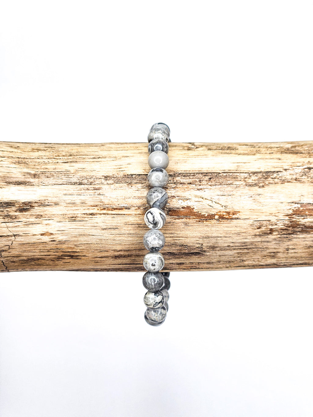 Bracelet • Jaspe picasso (6 mm)