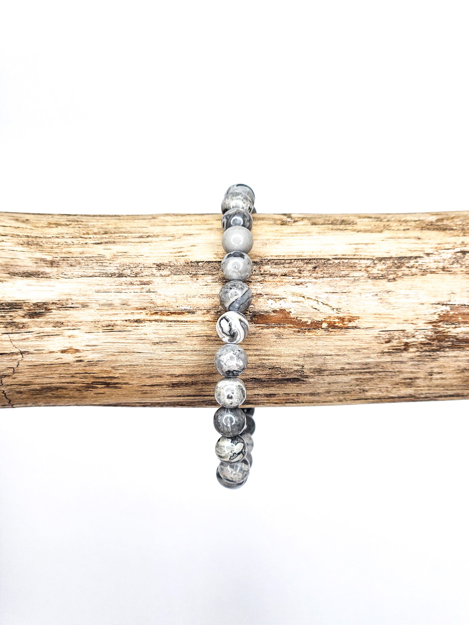Bracelet • Jaspe picasso (6 mm)