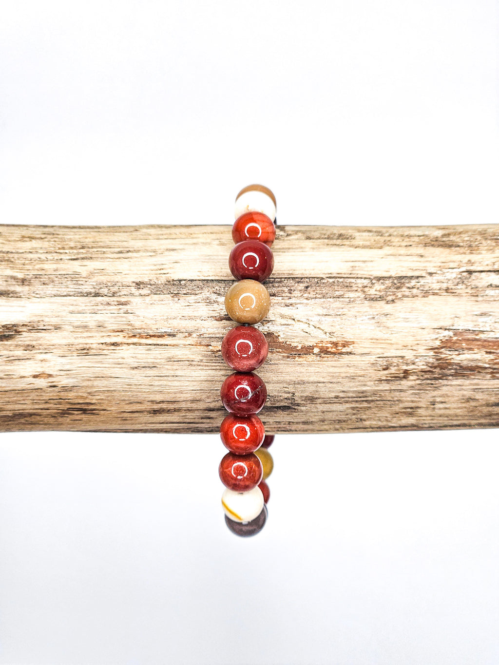 Bracelet • Jaspe mokaïte (8 mm)