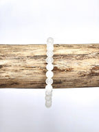 Bracelet • Jade blanc (6 mm)