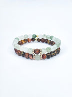 Matching bracelets • Jade & Leopard Jasper