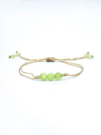 Bracelet • Calcite verte (6 mm & 4 mm)