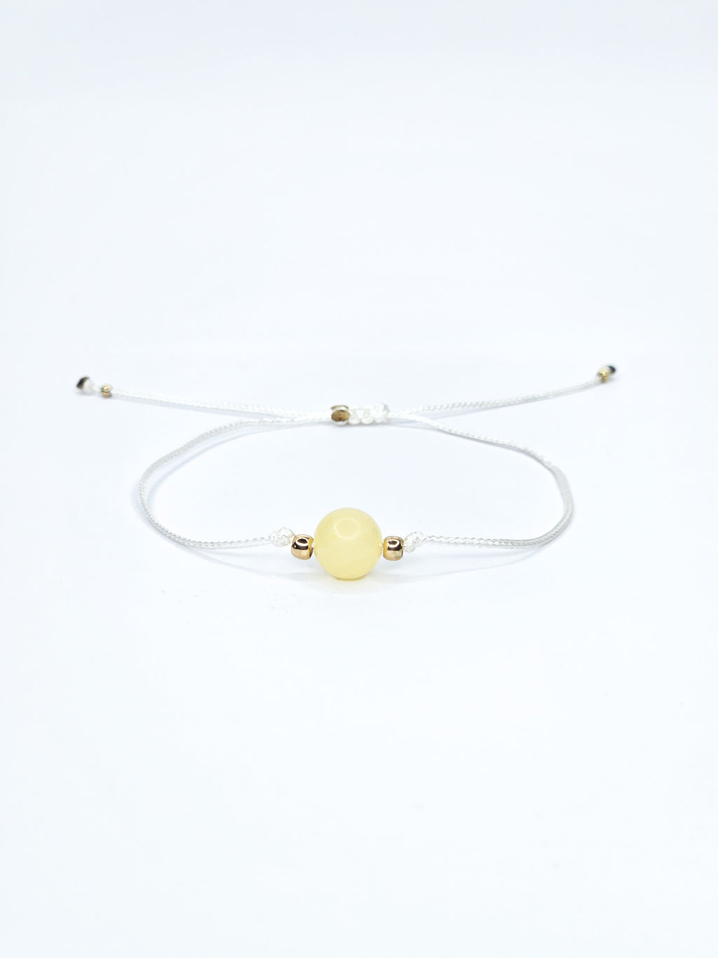 Bracelet • Jade jaune (8 mm)