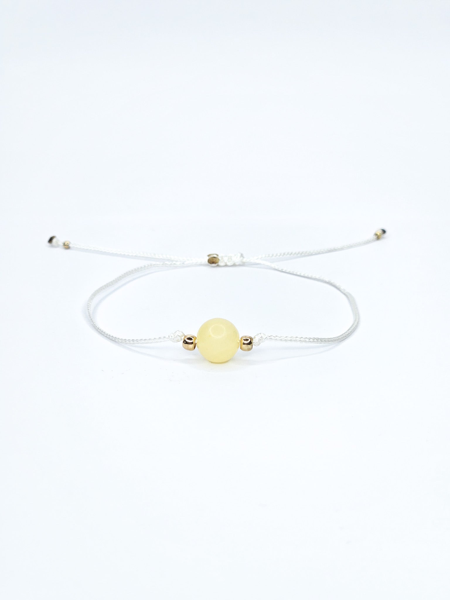 Bracelet • Jade jaune (8 mm)
