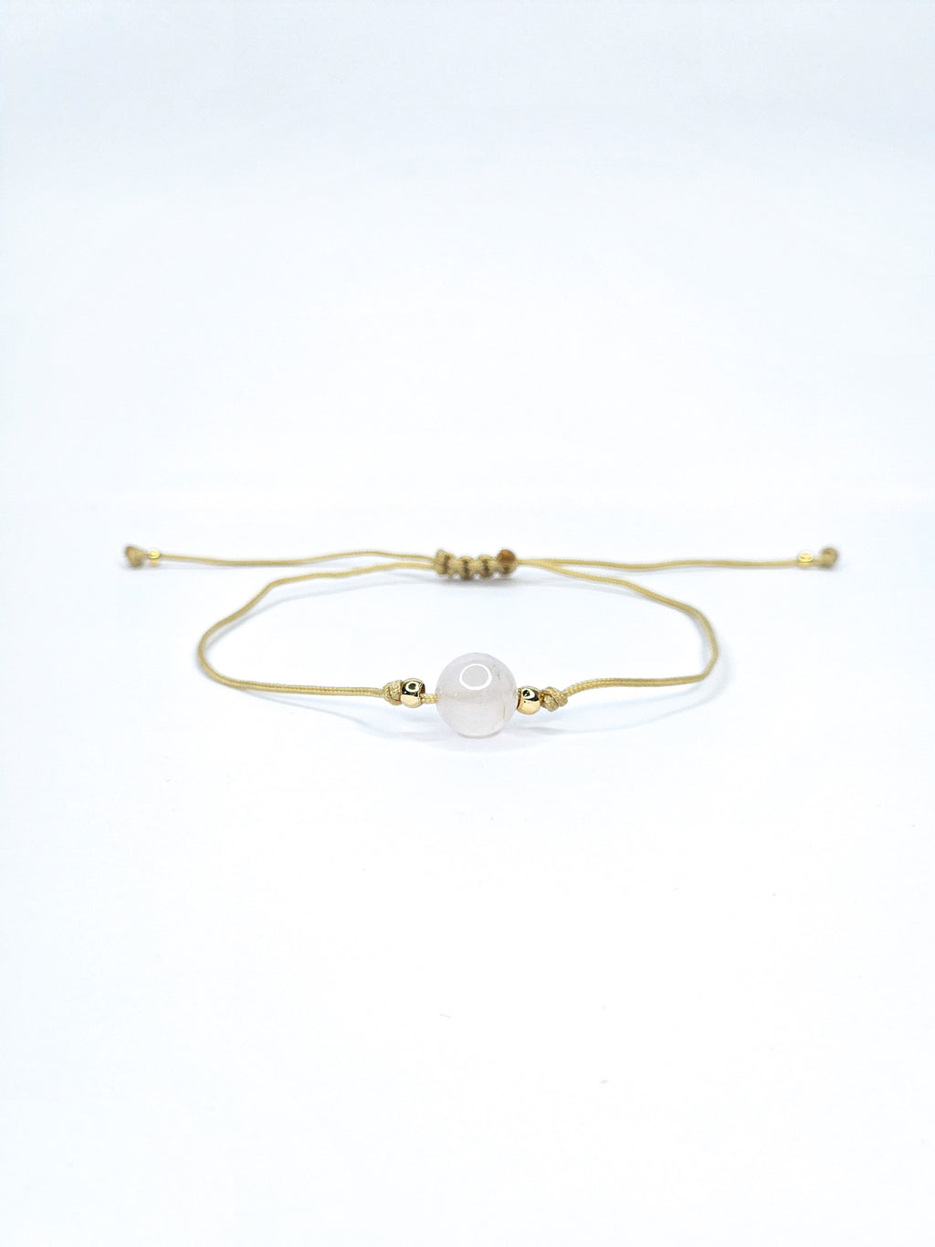 Bracelet • Jade blanc (8 mm)