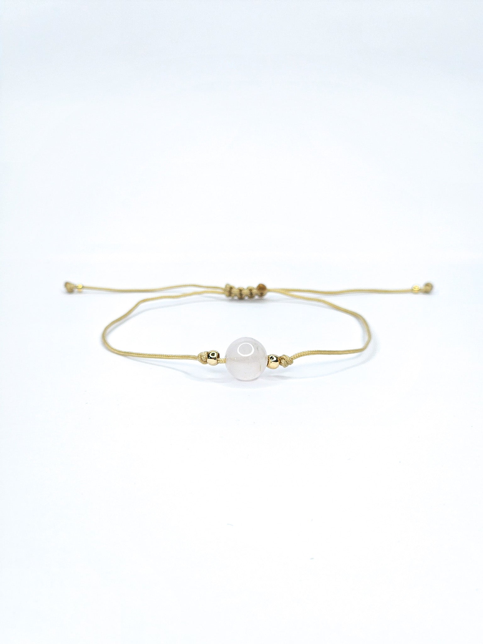 Bracelet • Jade blanc (8 mm)