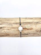 Bracelet • Howlite blanche (8 mm)