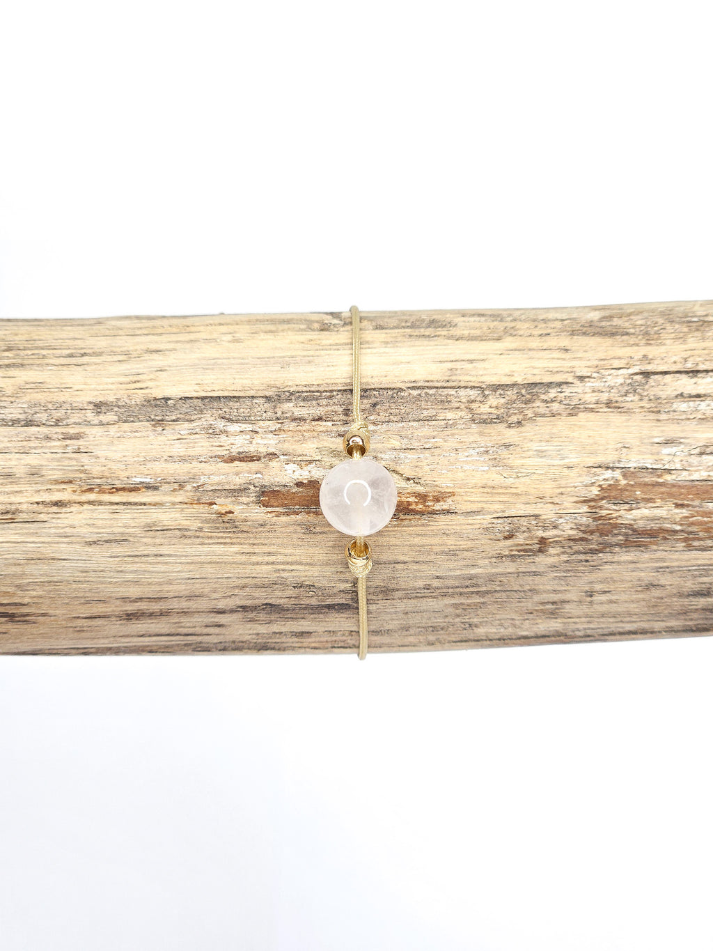 Bracelet • Jade blanc (8 mm)