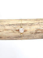 Bracelet • Jade blanc (8 mm)